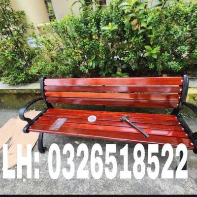 ghế gang đúc