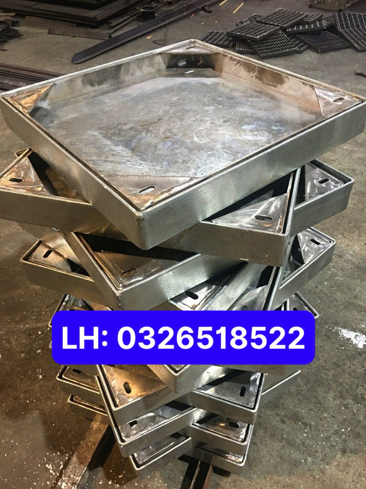 nắp hố ga lát gạch