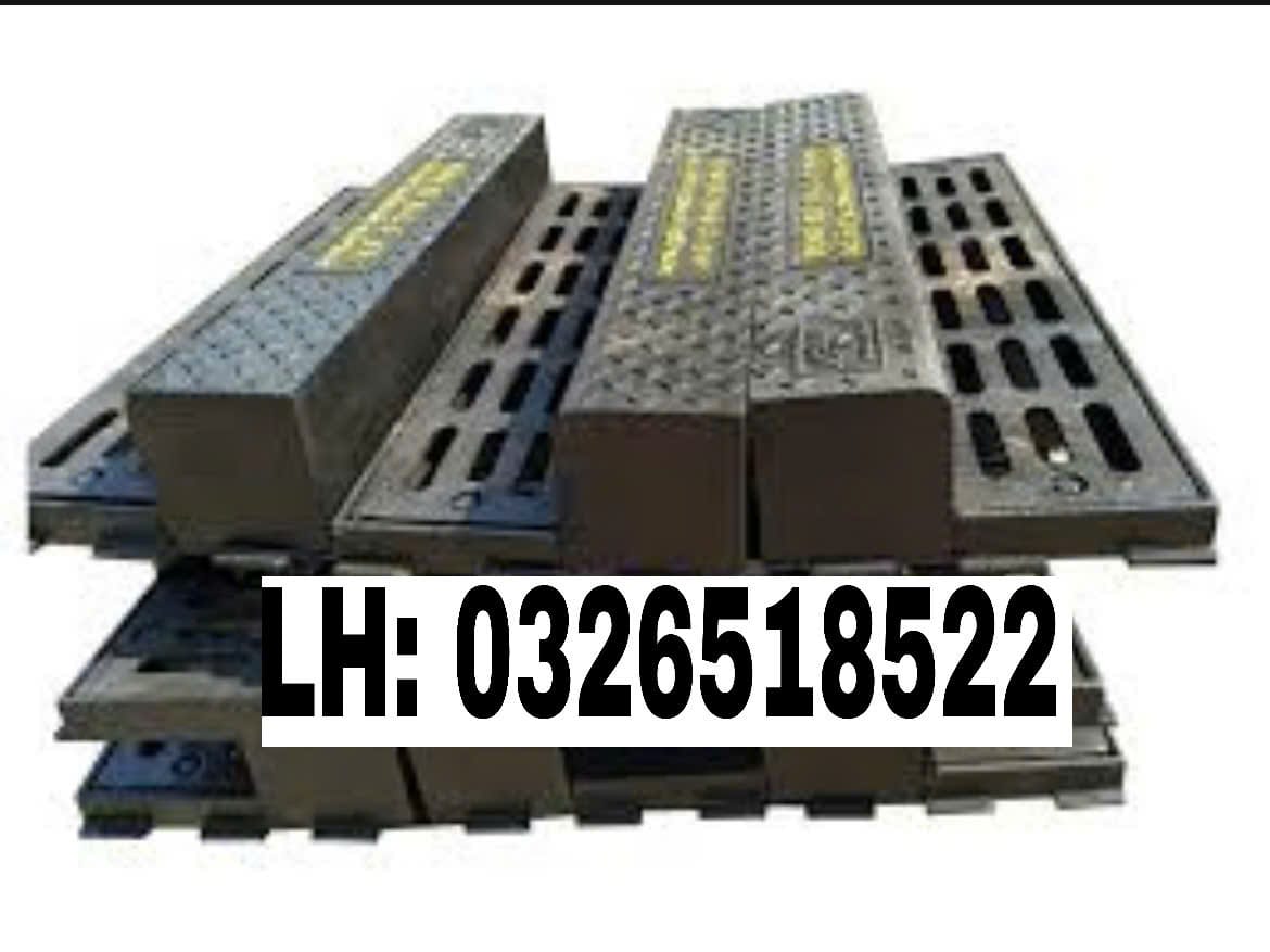 Bộ bó vỉa và thu nước gang cầu