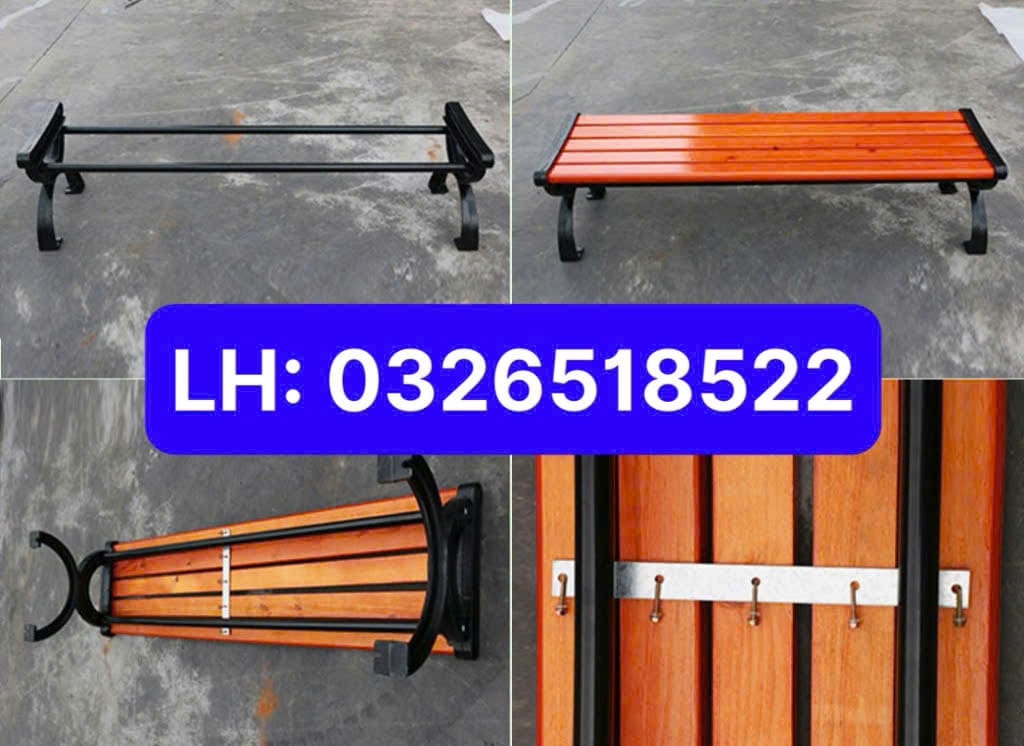 ghế gang trường học
